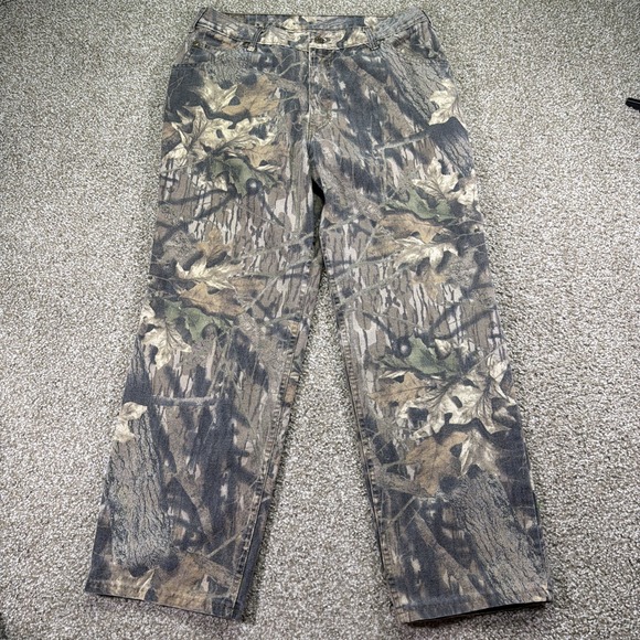 Cabela's Other - Vintage Cabelas Camo Pants Men's Mossy Oak USA Made Size 36/30 Riveted Denim Sty